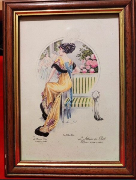 Trei litografii L' Album de Bal-Hiver, anii 1911-1912