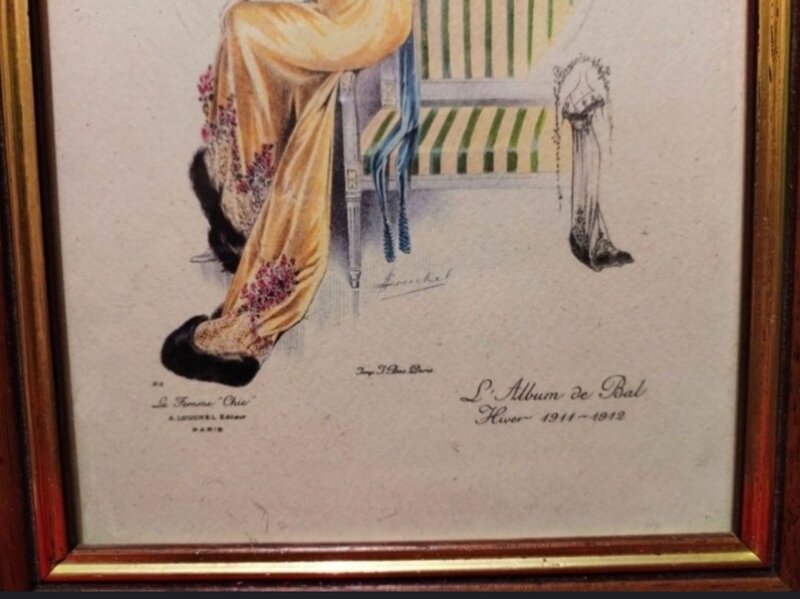 Trei litografii L' Album de Bal-Hiver, anii 1911-1912