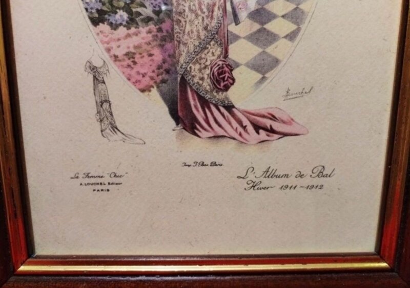 Trei litografii L' Album de Bal-Hiver, anii 1911-1912