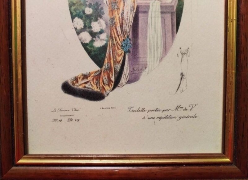 Trei litografii L' Album de Bal-Hiver, anii 1911-1912